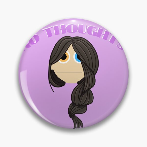 Item preview, No thoughts designed and sold by JewelzGalaxy.