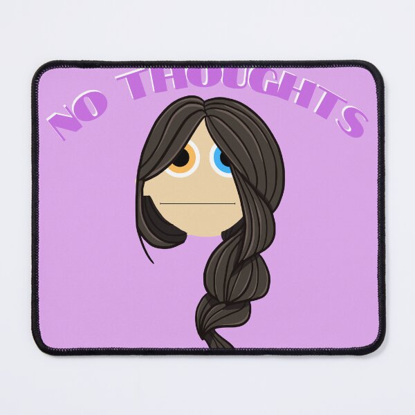 Item preview, No thoughts designed and sold by JewelzGalaxy.