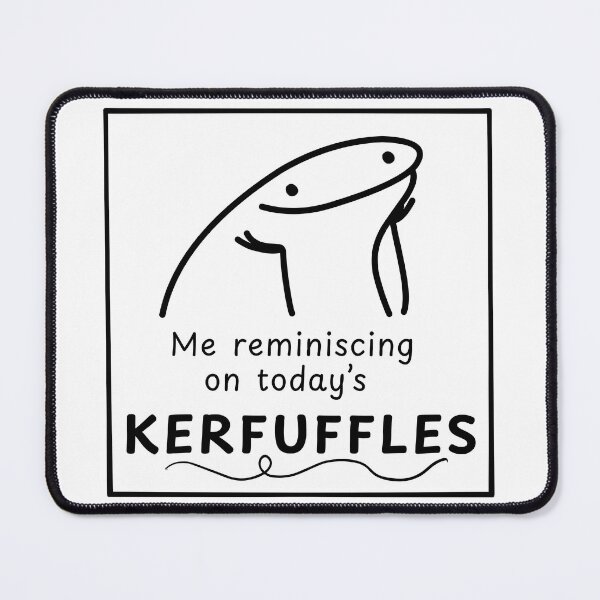Item preview, Glorious Kerfuffles – Funny Minimalist Chaos Character | Relatable Meme Art designed and sold by Kerfuffles27.