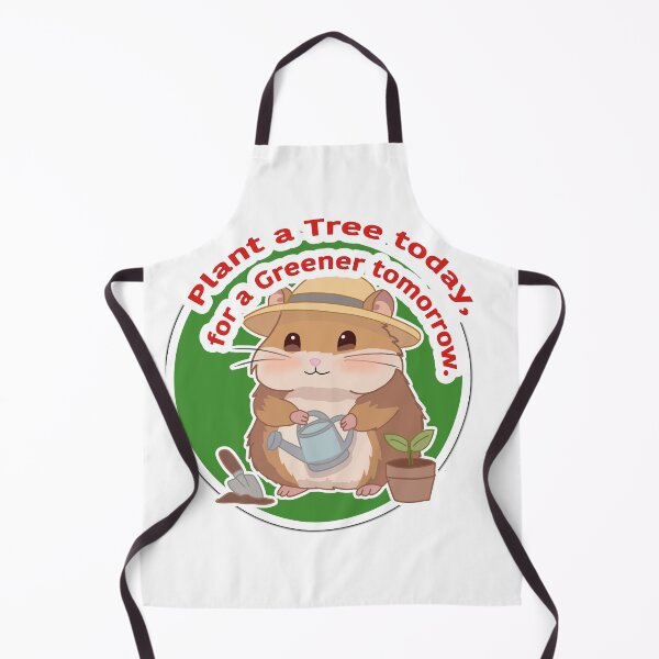 Item preview, Plant a Tree Today for a Greener Tomorrow Hamster Sticker – Cute Kawaii Gardening Hamster Eco Friendly Design designed and sold by pn_terest.