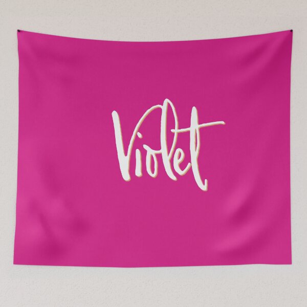 Item preview, Diseño tipográfico personalizado VIOLET designed and sold by CharlottePlaceArt.
