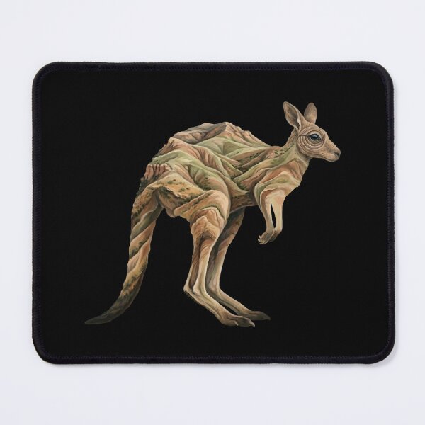 Item preview, Outback Terrain Kangaroo – Earth Form Wildlife designed and sold by printedartgoods.