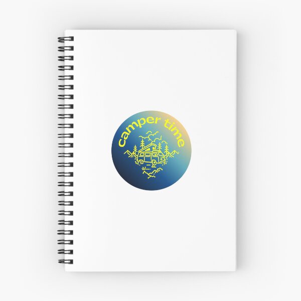 Item preview, Camper time statement graphic blue & hello  designed and sold by Andiamo-Amigos.
