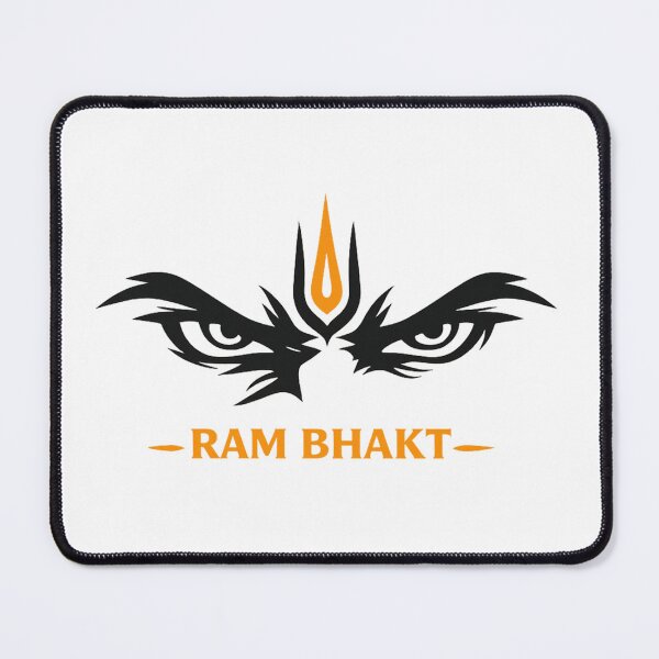 Item preview, Hanuman Eyes Minimal Line Art Ram Bhakt Spiritual Intense Hindu Design T-Shirt designed and sold by warlistop.