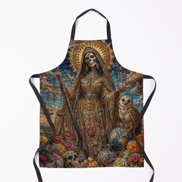 Item preview, Gold Dress Santa Muerte designed and sold by AliceWhiteDF.