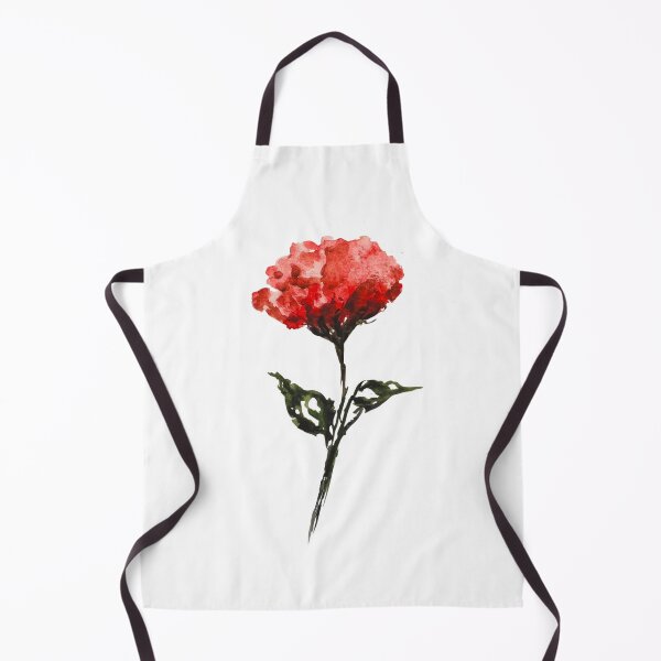 Item preview, Red Watercolor Carnation Flower Sticker | Hand Painted Floral Art designed and sold by Little Bloom Studio.