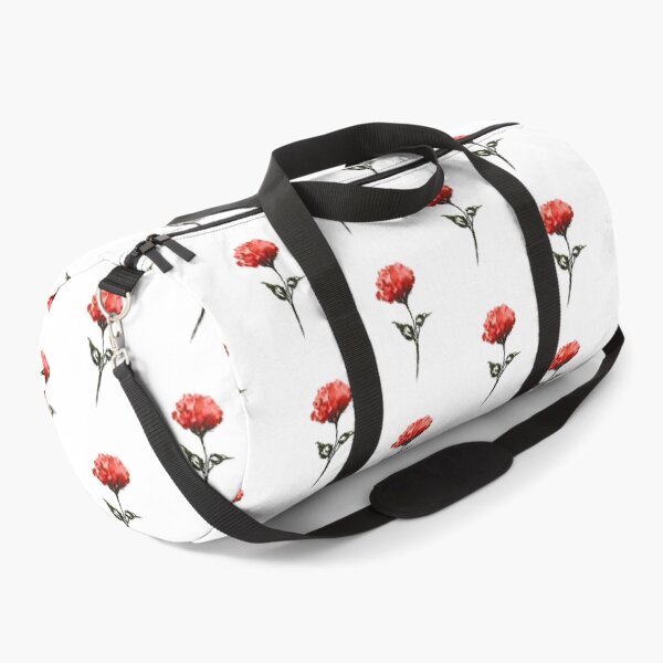 Item preview, Red Watercolor Carnation Flower Sticker | Hand Painted Floral Art designed and sold by Little Bloom Studio.