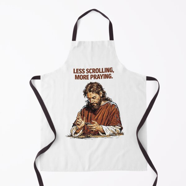 Item preview, Less Scrolling More Praying White Robe Jesus Phone designed and sold by Piotrek0001.
