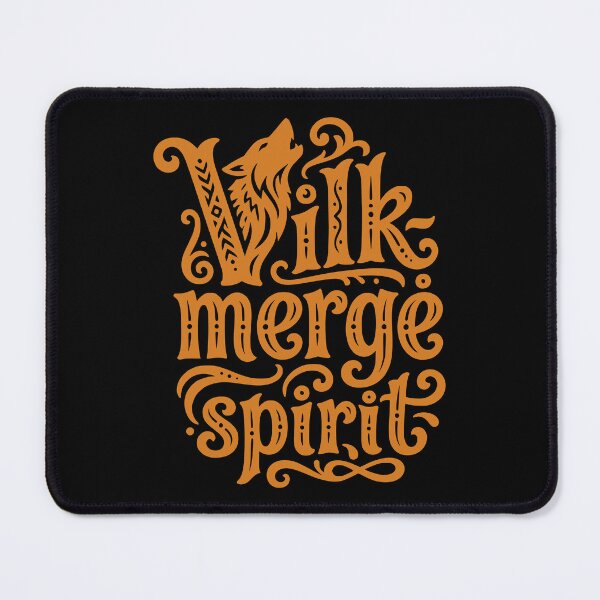 Item preview, Vilkmergė Spirit Orange Wolf Typography designed and sold by EimSol.