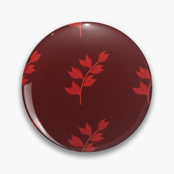 Item preview, Decorative Red branch with leaves illustration drawn designed and sold by MagicMaker1984.
