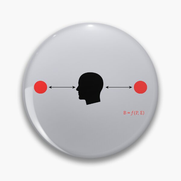 Item preview, Avoidance–Avoidance Conflict | Kurt Lewin Inspired | Field Theory Psychology Minimalist Design designed and sold by PERSPECTIVERED.
