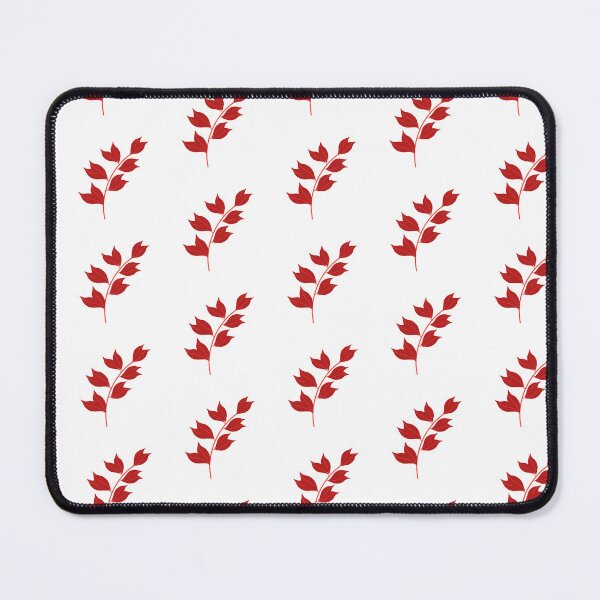 Item preview, Decorative Red branch with leaves illustration drawn designed and sold by MagicMaker1984.