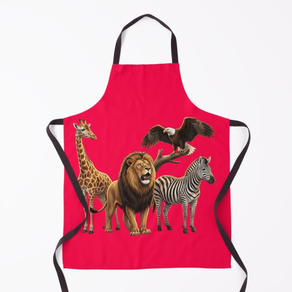 Item preview, Wild Zoo Animals Adventure - Lion Giraffe Zebra Eagle designed and sold by Laaltex.