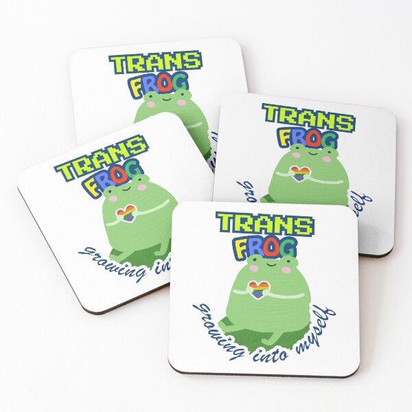 Item preview, Trans Frog Growing Into Myself Cute LGBTQ Pride Frog Design, Kawaii Queer Frog Gift designed and sold by E20STUDIO.