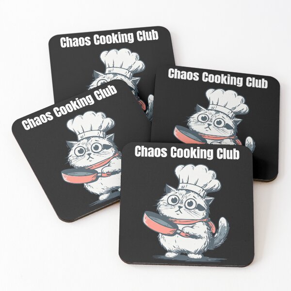 Item preview, Funny Cat Chef Gifts – Cute Cooking Cat “Chaos Cooking Club” Meme Shirt, Gift for Cat Lovers & Foodies designed and sold by ZubekStudio.