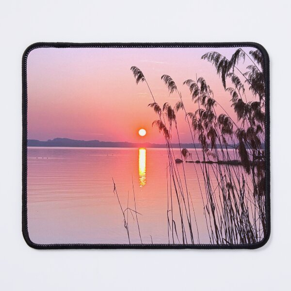 Item preview, Silence by the lake – sunset in soft colors designed and sold by Eric Nagel.