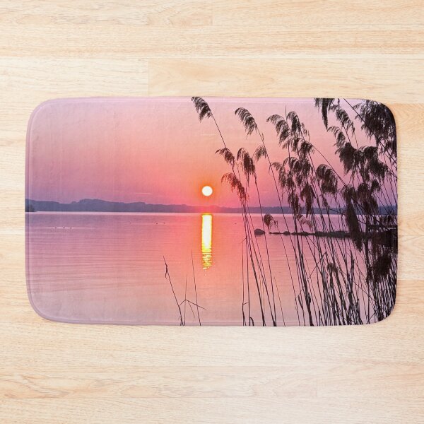 Item preview, Silence by the lake – sunset in soft colors designed and sold by Eric Nagel.