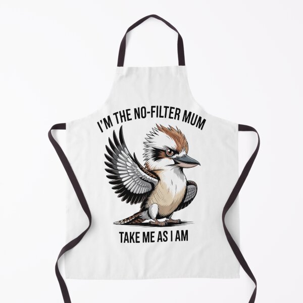 Item preview, No‑Filter Mum Kookaburra Portrait designed and sold by stickercuffs.