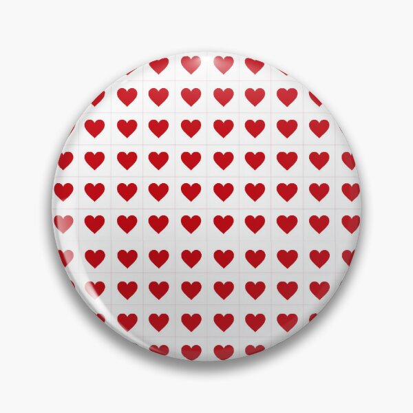 Item preview, Cute Red Heart Graph Design designed and sold by GHOGOST.