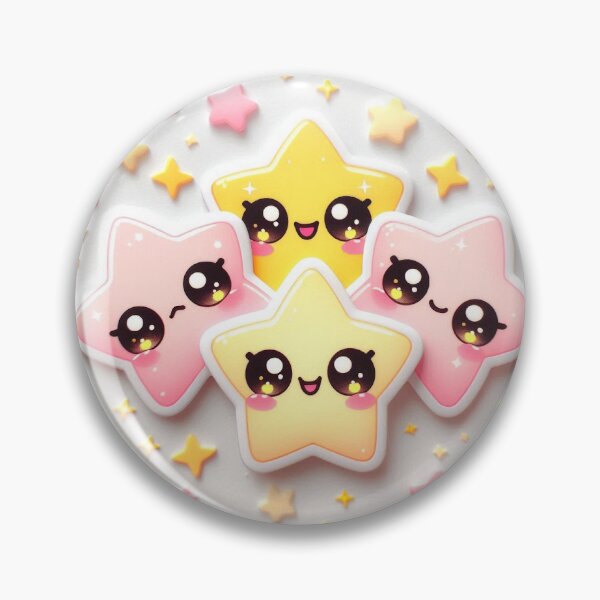 Item preview, Kawaii Star Cluster Sticker designed and sold by PastelPawsArt.