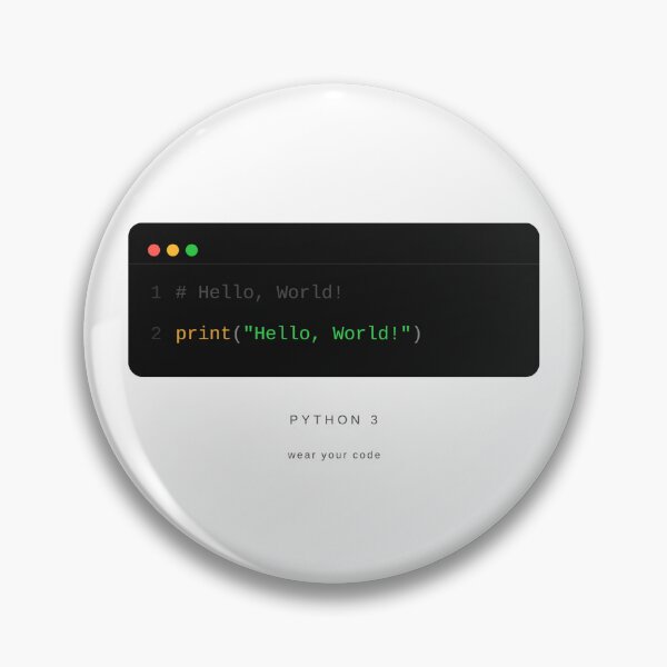 Item preview, Classic Python 3 Hello World Terminal Script designed and sold by Saturn5a.