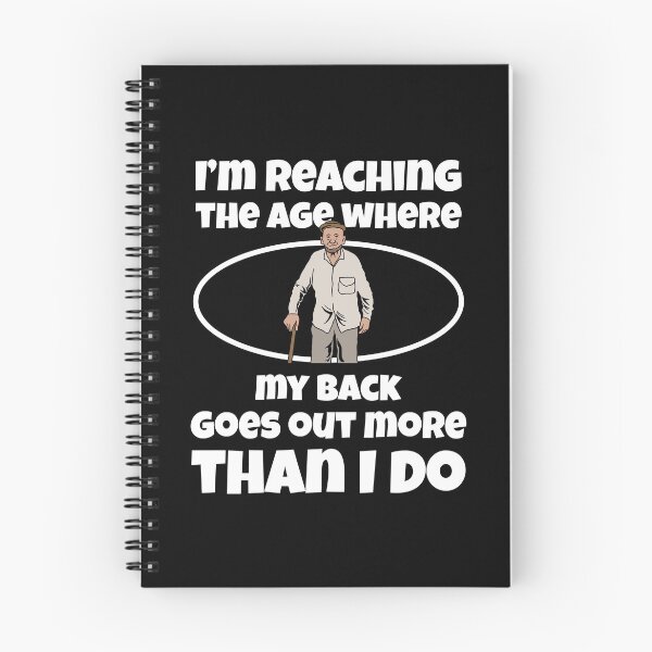 Item preview, Funny Aging Back Pain Quote Relatable Midlife Humor Design designed and sold by JavaGraph.