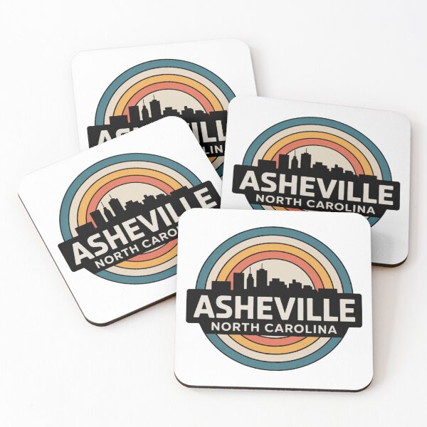 Item preview, Asheville North Carolina: Vintage Circle Cityscape designed and sold by CircinusStore.