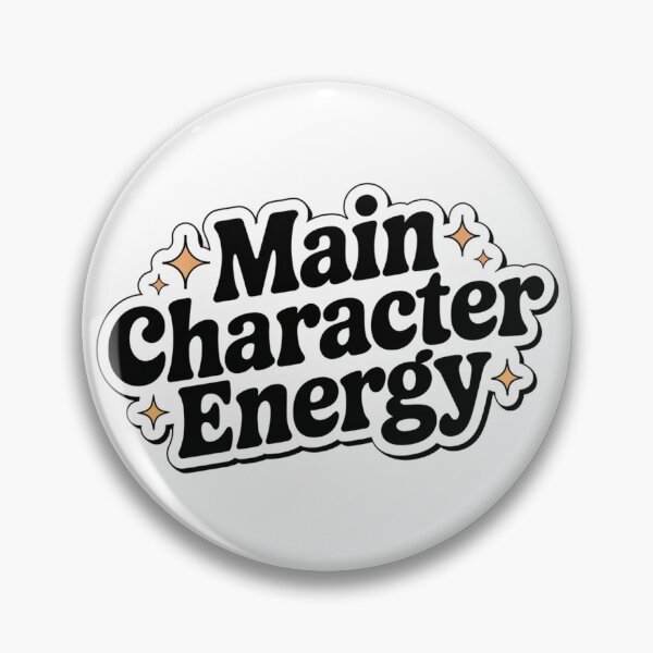 Item preview, Main Character Energy Sticker — Trending Empowerment Decal for Laptop and Water Bottle designed and sold by Stick_It_With_Love.