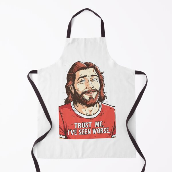 Item preview, Trust Me Ive Seen Worse Smiling Jesus Meme designed and sold by Piotrek0001.