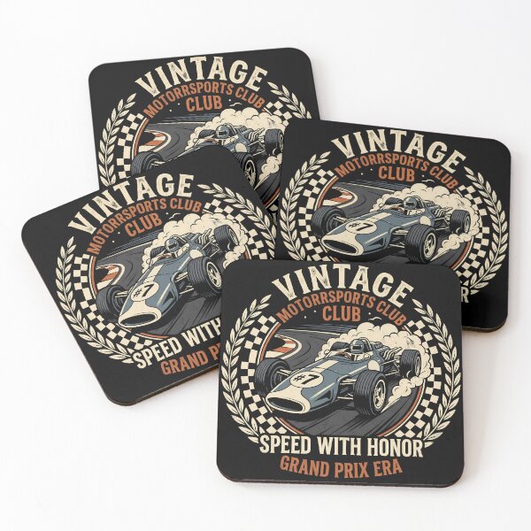 Item preview, Vintage Grand Prix Club Art | Retro Motorsports Speed & Glory designed and sold by PiotrT.