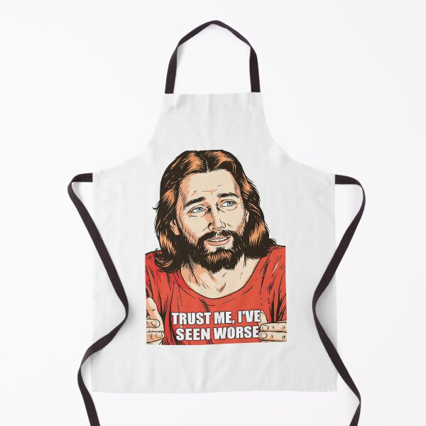 Item preview, Trust Me Ive Seen Worse Red Shirt Jesus designed and sold by Piotrek0001.