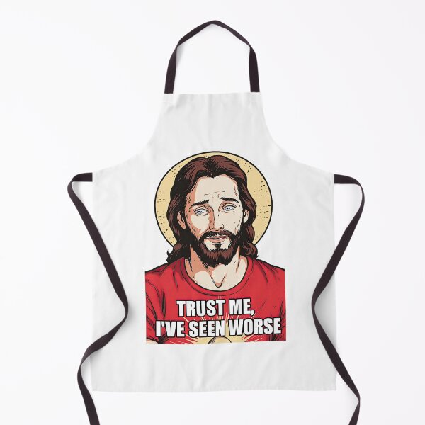 Item preview, Trust Me Ive Seen Worse Jesus with Halo designed and sold by Piotrek0001.