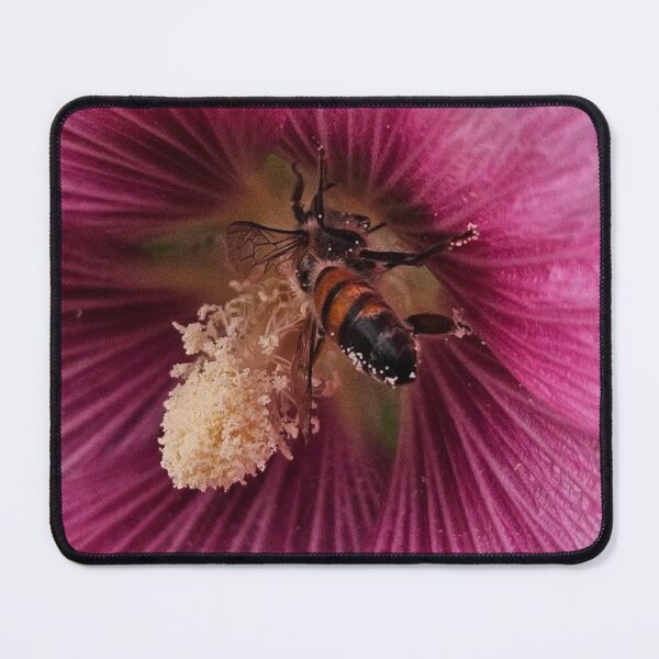 Item preview, Hollyhock Honeybee designed and sold by Courtney Croxall.