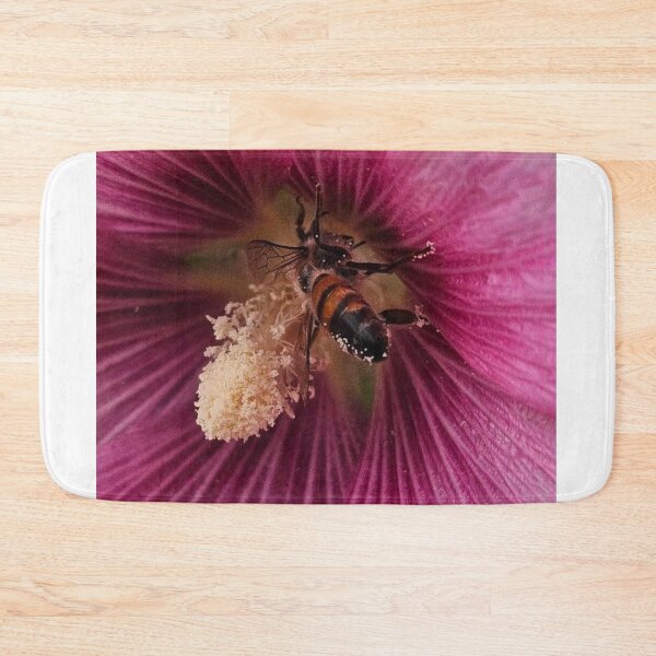 Item preview, Hollyhock Honeybee  designed and sold by Courtney Croxall.