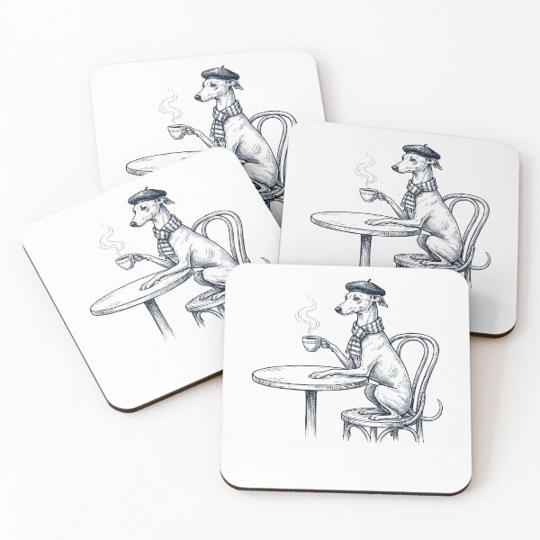 Item preview, Italian Greyhound Coffee Dog Mom Dad designed and sold by DoodleTortle.
