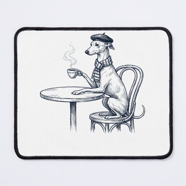 Artikelvorschau, Italienisches Windspiel Kaffee Hund Mama Papa entworfen und verkauft von DoodleTortle.