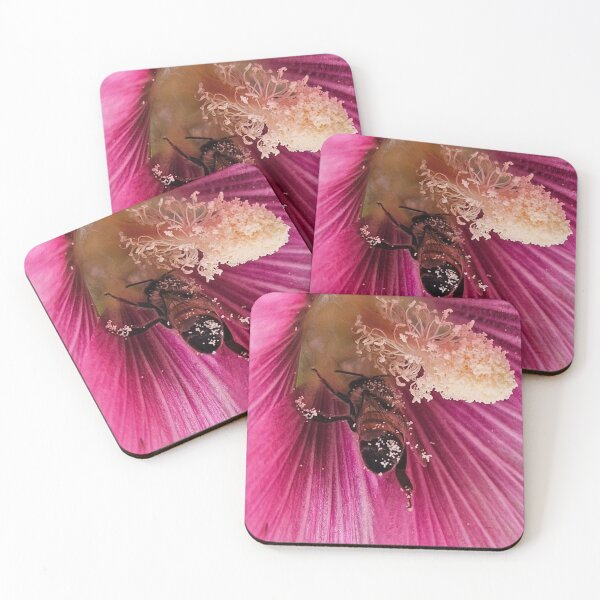 Item preview, Hollyhock Honeybee  designed and sold by Courtney Croxall.