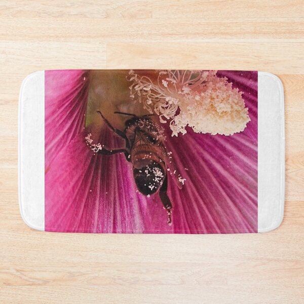 Item preview, Hollyhock Honeybee  designed and sold by Courtney Croxall.