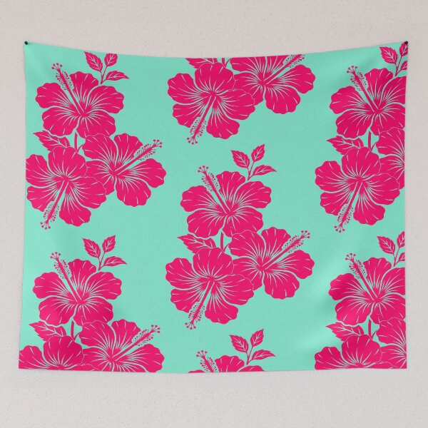 Item preview, Fuchsia Hibiscus Floral Graphic designed and sold by capricedefille.