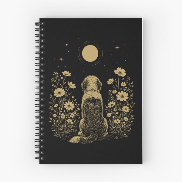 Item preview, Old English Sheepdog Moon Night Flower Minimalist Boho Dog Lover designed and sold by DoodleTortle.