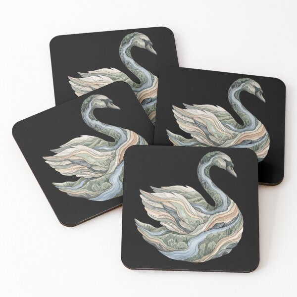 Item preview, River Body Swan – Landscape Flow Animal designed and sold by printedartgoods.