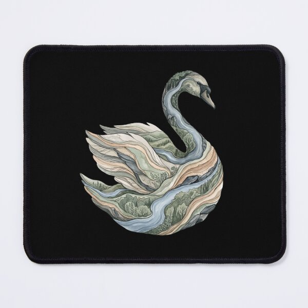 Item preview, River Body Swan – Landscape Flow Animal designed and sold by printedartgoods.