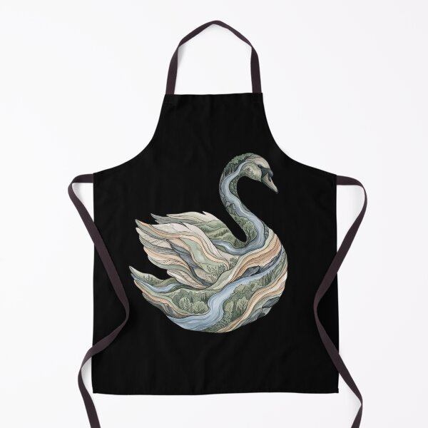 Item preview, River Body Swan – Landscape Flow Animal designed and sold by printedartgoods.