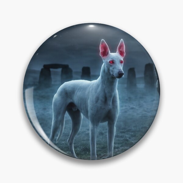 Item preview, The Cwn Annwn: Spectral White Hound of Avebury designed and sold by Englandbear.
