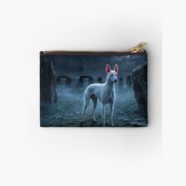 Item preview, The Cwn Annwn: Spectral White Hound of Avebury designed and sold by Englandbear.
