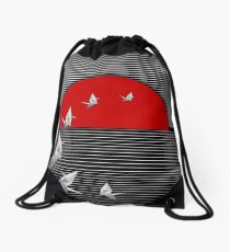 Senbazuru Drawstring Bag