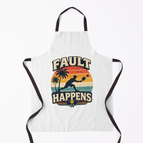 Item preview, Fault Happens Funny Pickleball Retro Vintage designed and sold by CozyRetirementGifts.
