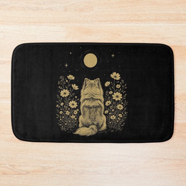 Item preview, Pomeranian Moon Night Flower Minimalist Boho Dog Lover designed and sold by DoodleTortle.