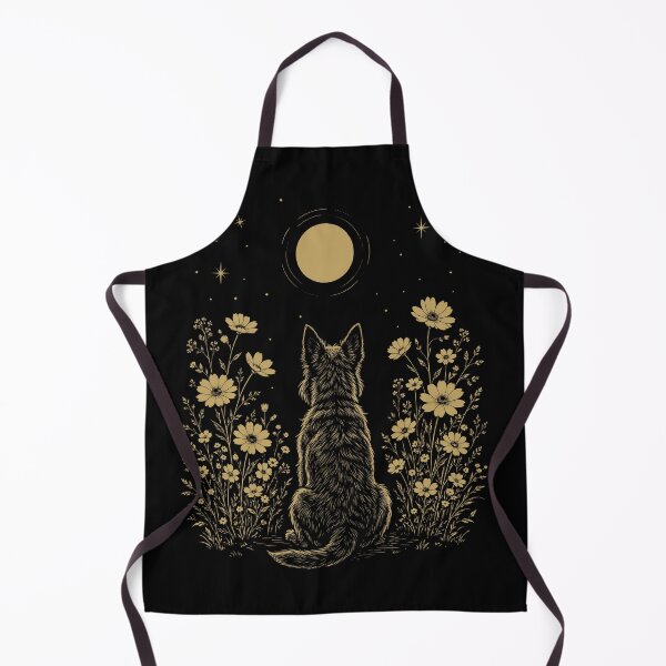 Item preview, Scottish Terrier Moon Night Flower Minimalist Boho Dog Lover designed and sold by DoodleTortle.