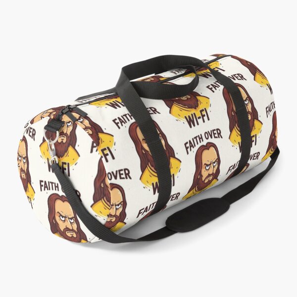 Item preview, Faith Over Wi Fi Angry Cartoon Jesus designed and sold by Piotrek0001.